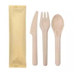 Sugarcane Pulp Spoons Disposable Biodegradable Paper Spoons Cutlery - Image 5