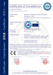 CECertificate of Permanent Magnet Lifter certificate from Wuhan Vohoboo Import and Export Trade Co., Ltd.