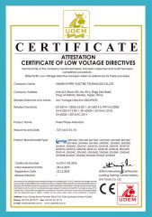 CE Certification certificate from Xiamen Hyper Electric Technology Co., Ltd