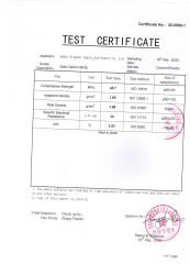 Light Metal Research Institute for carbon cathodes block certificate of Hebei Xingshi New Material Technology Co., Ltd – certificate photo, supplier certificates section