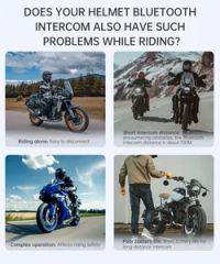 Freedconn Fx Plus Motorcycle Bluetooth Interphone Helmet Intercom Headset - Image 3