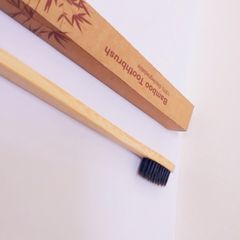 2020 Wholesale Price Bamboo Products 100% Organic Handle No BPA White Black Bristle Natural Eco friendly Bamboo Toothbrush eco-products - Image 2