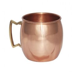 Divine Copper Round Plain Moscow Mule Mug, Packaging Type: Box - Image 1