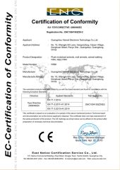 EN71 for animal rides certificate from Guangzhou Hansel Electronic Technology Co., Ltd.