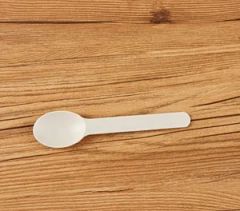 Disposable Soup Spoons Ice Cream Spoon Cornstarch Yogurt Cheese Spoon - Image 3