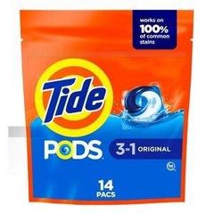 Wholesale Tide PODS 3-in-1 Laundry Detergent – Original Scent, 14 Count supply - Image 1