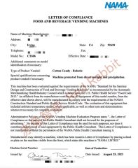 NAMA certificate from Guangdong Red Rabbit Technology Co., Ltd.