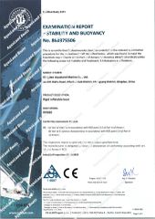 CE-RIB830M certificate from Qingdao Aqualand Marine Co., Ltd