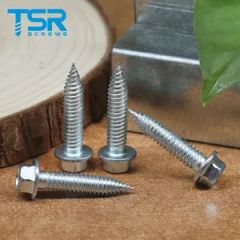 Bi-metal Double Twin Thread Thin Sheet Self Tapping Screws For Aluminum and Steel Profile Sheets - Image 1