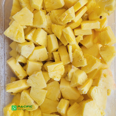 Frozen Pineapple Varieties Md2, Queen, Sweet Preservation Method Flash Frozen Container Capacity 22 Tons Per 40’rf Packing Details 500g/pe Bag × 20 Bags = - Image 2