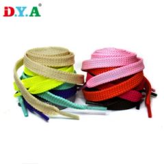 Custom Color Flat Cord Polyester Rope Drawcord with Clear Plastic Tip for Garment Accessory - Suzhou D. Y. Apparels Accessory Co., Ltd.