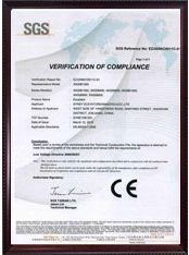 SGS certificate from HERZPACK (SHANGHAI) MACHINERY CO., LTD.