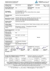 Performance test report certificate of Wuxi Weixing Decoratestuff Co., Ltd. – certificate photo, supplier certificates section