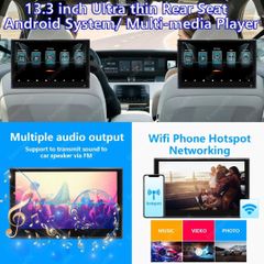 EnruigeOK 13.3″ Android Rear-seat Entertainment System - Image 4