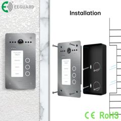 TCP/IP Video Intercom Door Phones for 3 Familys IP65 Villa Wide-Angle Panel - Image 4