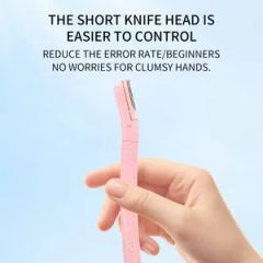 Customized Disposable Dermaplane Skin Care Tool Eyebrow Razor Blades - Image 6