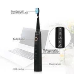 Adult Powerful Smart Rechargeable Sonic Electric Toothbrush - Image 2