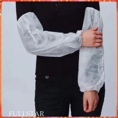 Disposable PE Sleeve Covers blue Color Waterproof Arm Covers Age Adult Folded Folded Model NO. F504 HS Code 3926209000 Style Elastic - Image 5