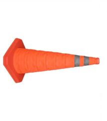 ABS Base 45cm High Collapsible Traffic Cones Base 250mm Origin China Color Orange OEM / ODM Yes Weight 0.6kg/PC Trademark - Image 3