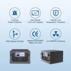 SETEC POWER SET-IVS9000 Series Rackmount Inverter with Utility Bypass Function - Image 3