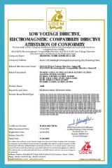 CERTIFICATE1 certificate from Shandong North Autotech Co. Ltd