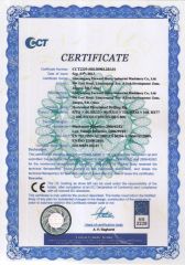 CE 1 certificate of LIANYUNGANG FORWARD HEAVY INDUSTRIAL MACHINERY CO., LTD. – certificate photo, supplier certificates section