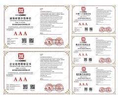 AAA Credit Rating certificate of Quanzhou Nuoyi Hydraulic Technology Co., Ltd. – certificate photo, supplier certificates section