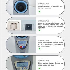 Digital Multifunctional LCD Lab Granulated Feed Grain Moisture Meter Made in China with Memory - Image 3