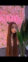 Colour 30 All back braided wig - Image 1
