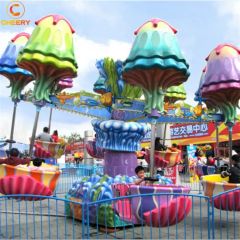 Park Equipment Swing Ride Rotary Happy Jellyfish Rides for Sale - Image 5