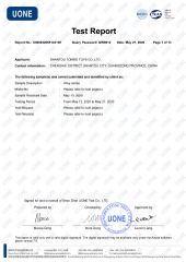 ROHS certificate from Shantou Tombo Toys Co., Ltd.