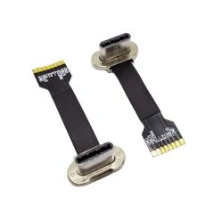 Angled Low Profile USB Micro Cable for Mobile Devices Jacket PVC Larkat Dwc Color Black Shielding Braid Trademark ESTAR Private Mold - Image 3
