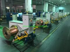 Tinned Wire Copper CCA Ccl Electrical Cable Wire Twisting Double Buncher 630p PLC Pitch Winding Drawing Stranding Machine China Fuchuan - Kunshan Fuchuan Electrical and Mechanical Co., Ltd.