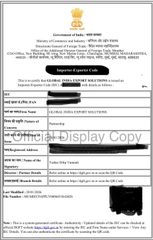 IMPORT EXPORT CODE - IEC certificate from GLOBAL INDIA EXPORT SOLUTIONS