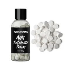 Travel Regenerate Organic All Natural Charcoal Powder Mint Toothpaste Tablet Whitening Private Label Solid Toothpaste - Image 5