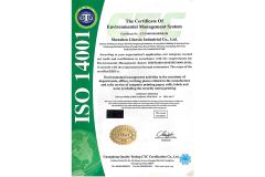 ISO 14001 certificate from Shenzhen Likexin Industrial Co., Ltd.