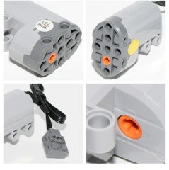 Technical Parts Servo -Motor Multi Power Functions Tool PF Model Sets Building Blocks Compatible All Brands 88004 Motor - Image 2