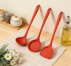 Silicone Cooking Utensils with Long Handles - Oversized Kitchen Tool Set - Image 6