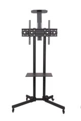 65'' LED Flat Panel Mobile Floor Stand Gw 19kg Laoding 50kg Origin China Condition New HS Code 900211 Max Vesa 400*600 Apply for 32-65inch - Guangzhou Sunflower Technology Co., Ltd.
