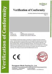 certificate certificate from Shanghai Sanran Industrial Co., Ltd.