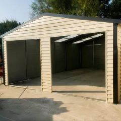 Custom Low-Cost Prefabricated Steel Structure Warehouse Building Prefab Garages Building Kits - Image 5
