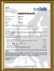 celab certificate from Kunshan Liyuanxin Metal Products Co., Ltd.