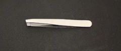 High Quality Stainless Beauty Tweezers Slanted Tips Ms12302 - Image 1