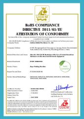 Certificates certificate from Laizhou Kaihui Machinery Co., Ltd.
