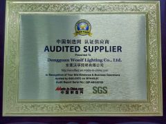 Audited by SGS certificate from Hunan Woolf Technology Co., Ltd.
