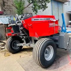 Large-Capacity Tractor-Pulled Square Baler System - Image 6