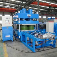 Rubber Playground Mat Floor Tile Molding Making Machine Control PLC Piston Qty 1 Condition New Trademark OULI HS Code 8477800000 - Image 1