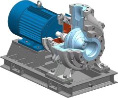 Non-Clogging Screw Centrifugal Feed Horizont Pump for Biogas Plants Anaerobic Digestion Corrosion-Resistant Materia Energy-Efficient Abrasion-Resistant Impeller - Image 3