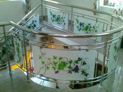 Stainless Steel Toughened Glass Balcony Railing Design Bar Position Balcony Color BASED O ORDER Customisation - Image 2