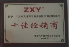 ZXY BEARING certificate of GUANGDONG YTSF AUTO SPARE PARTS CO.,LTD – certificate photo, supplier certificates section